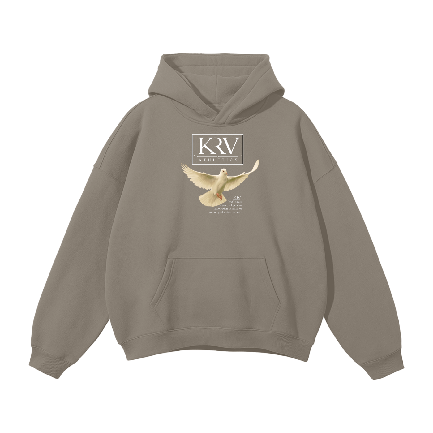 Dove of Peace Oversized Fleece Hoodie