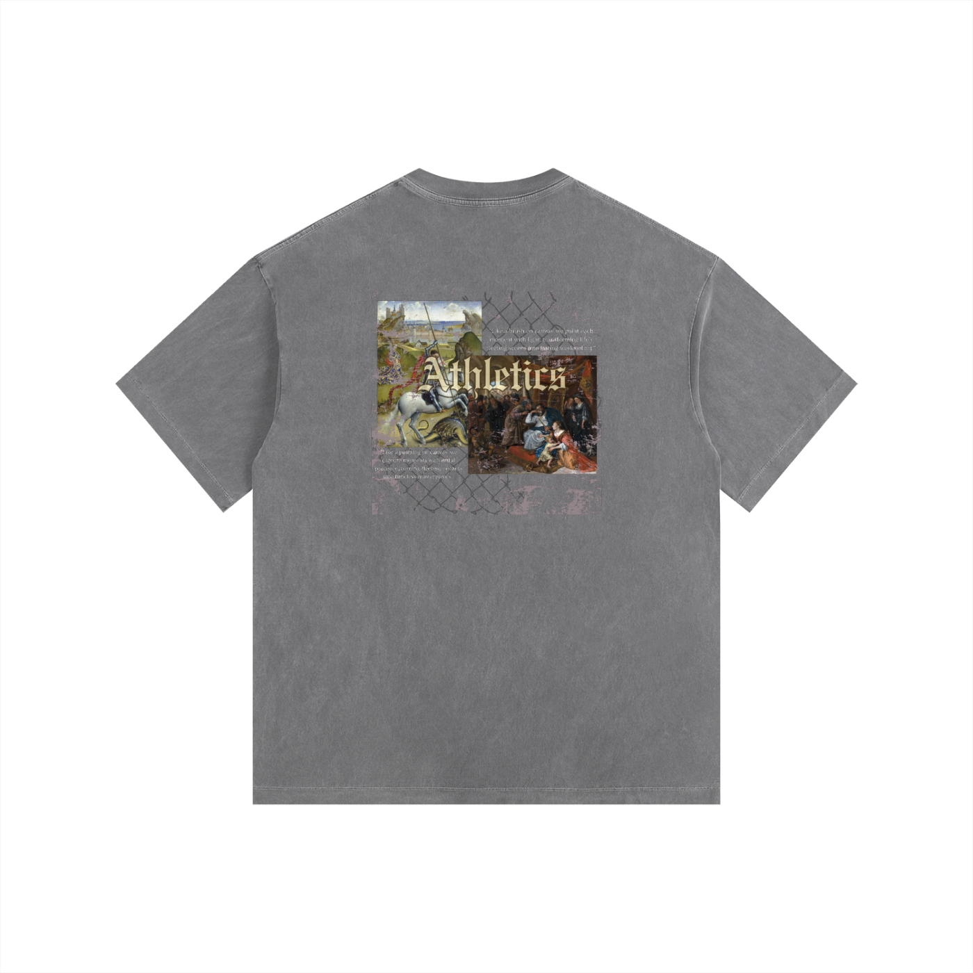 Art of War Washed Oversized T-Shirt