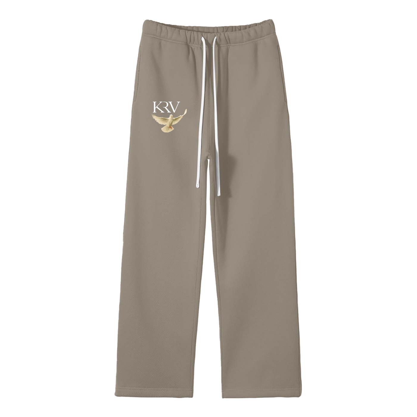 Dove of Peace Fleece Straight Leg Pants