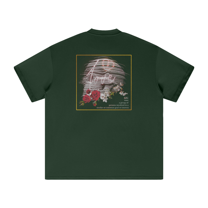 Love-Skull Heavyweight Loose Fit T-Shirt