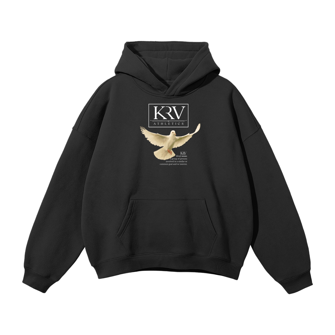 Dove of Peace Oversized Fleece Hoodie