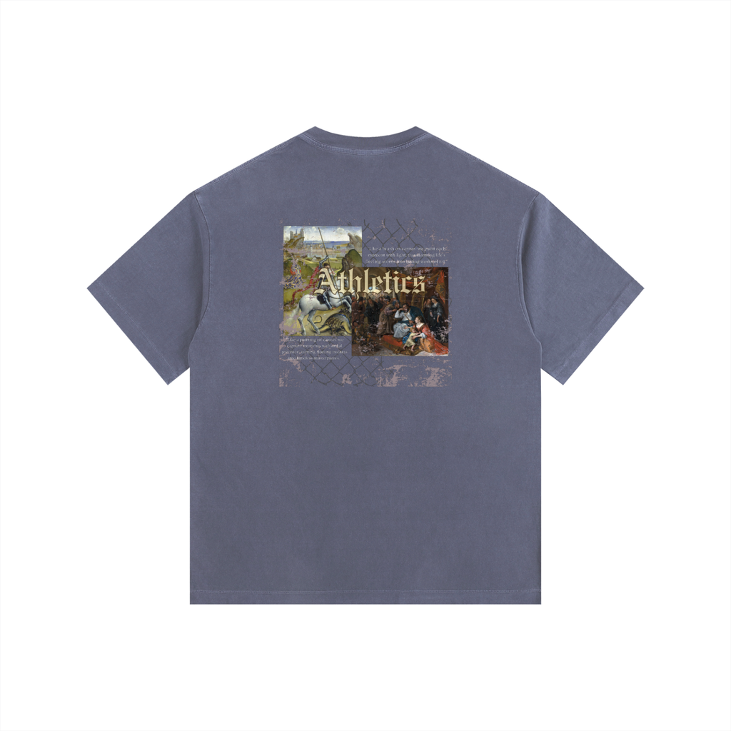 Art of War Washed Oversized T-Shirt