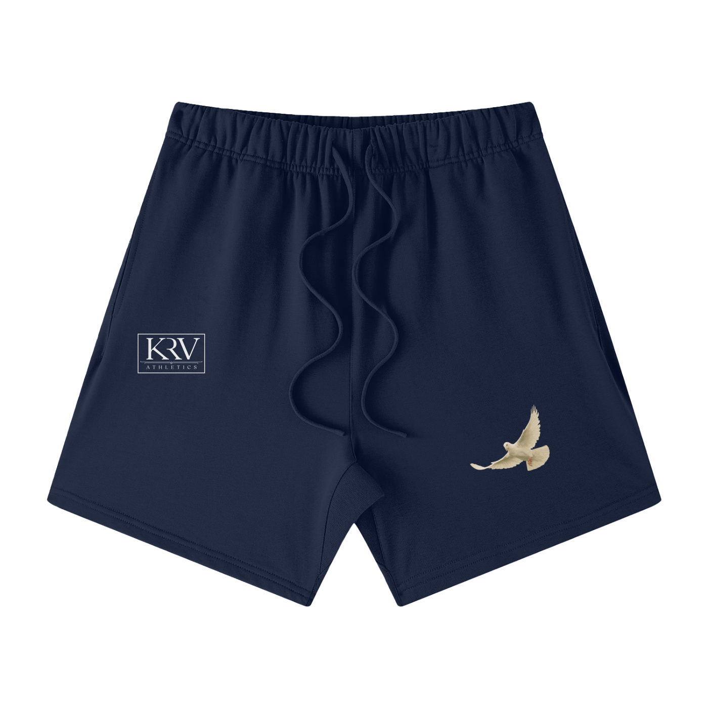 Dove of Peace Loose Fit Cotton Shorts