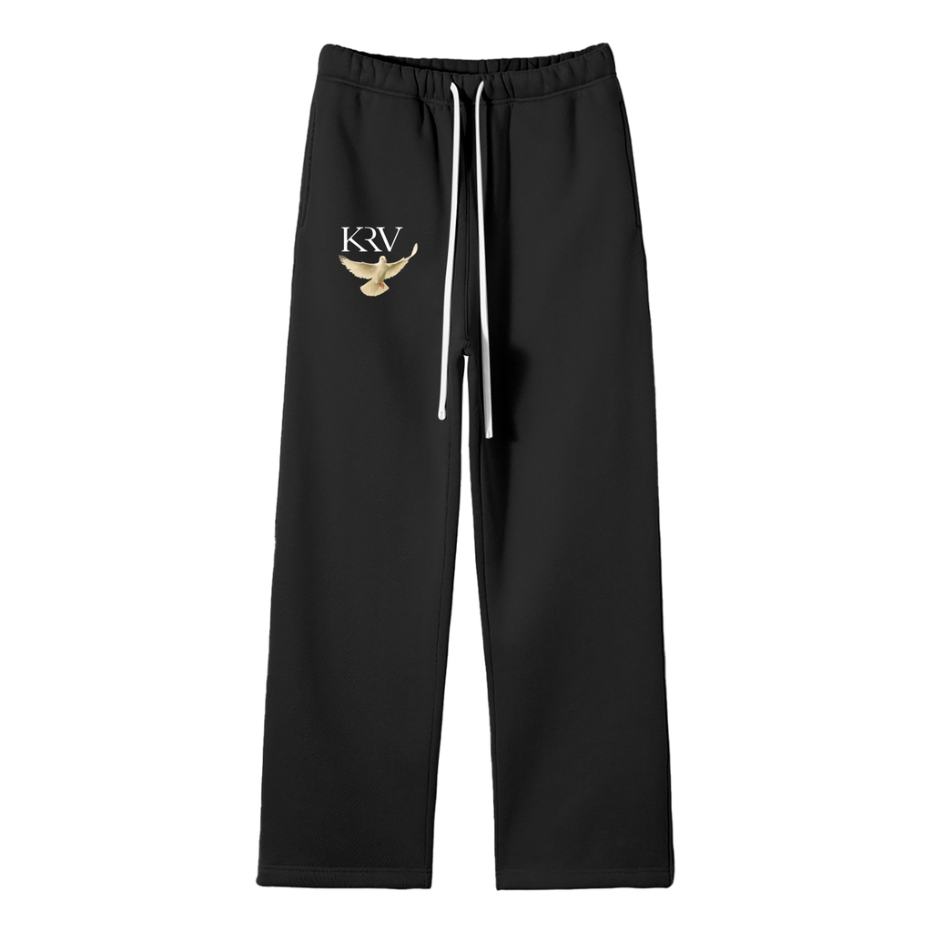 Dove of Peace Fleece Straight Leg Pants