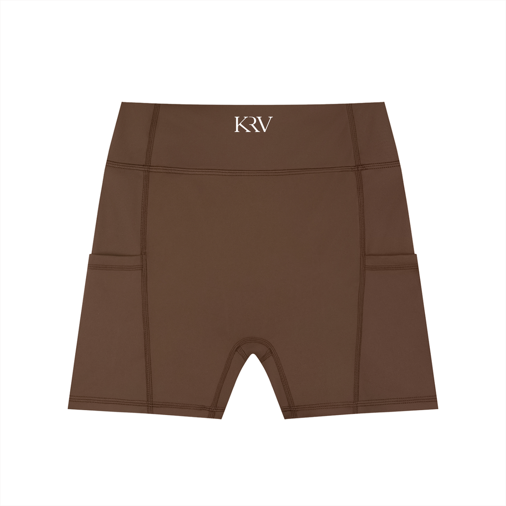 KRU High-Waisted Biker Shorts