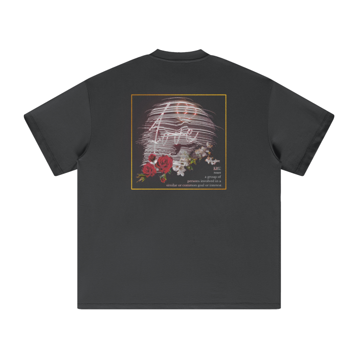 Love-Skull Heavyweight Loose Fit T-Shirt