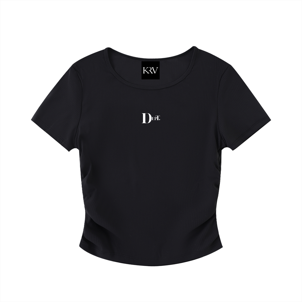 DepT. Ruched Bodycon Crop