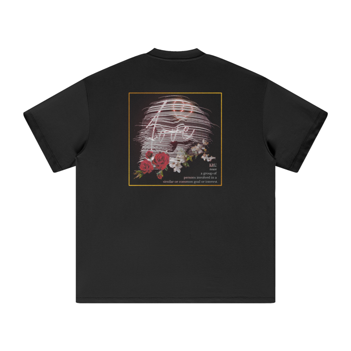 Love-Skull Heavyweight Loose Fit T-Shirt