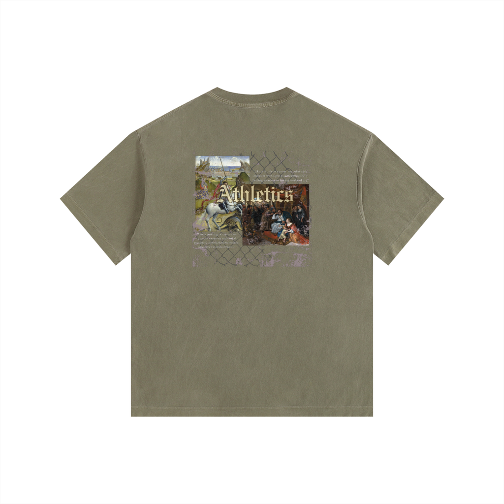 Art of War Washed Oversized T-Shirt