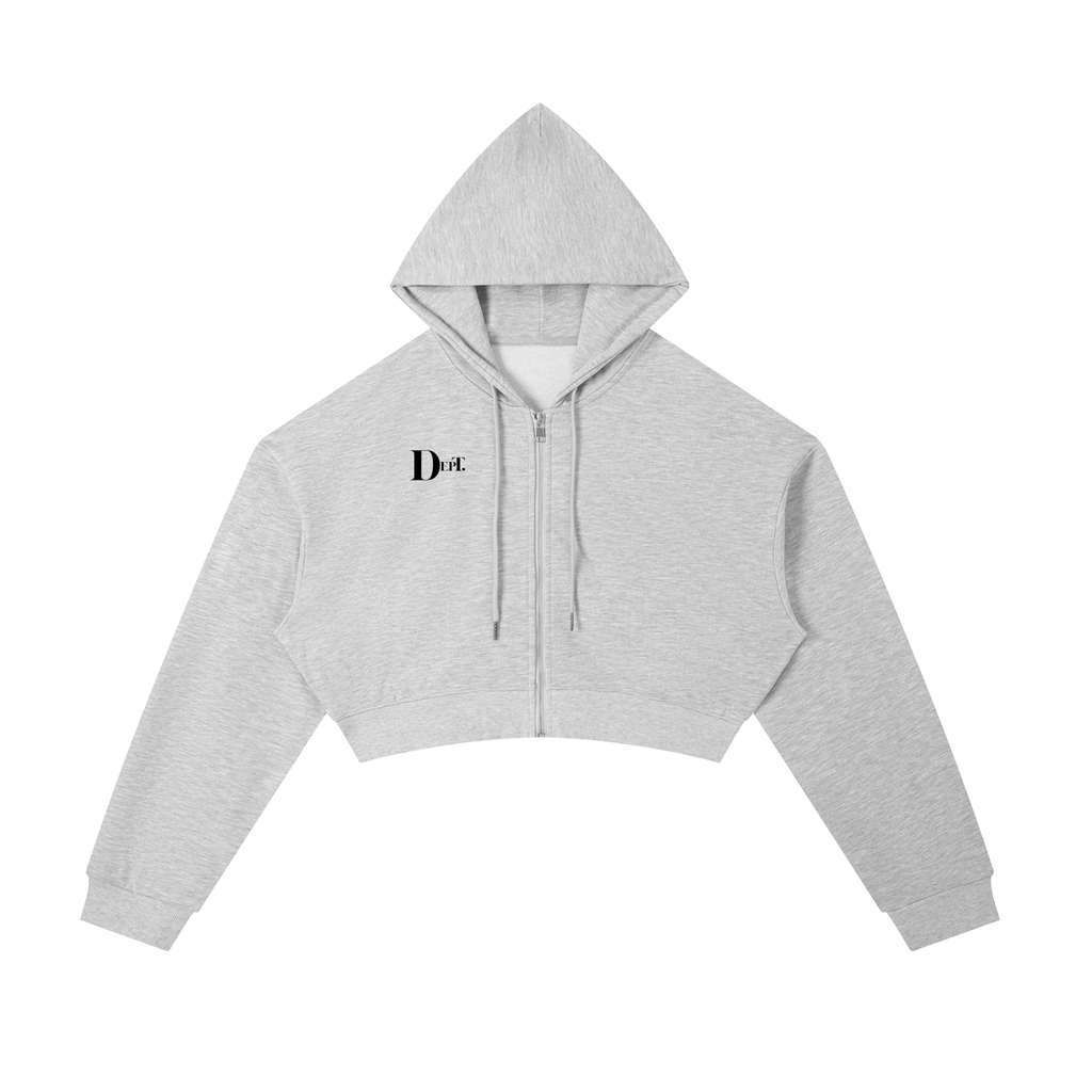 DepT. Cropped Zip Hoodie