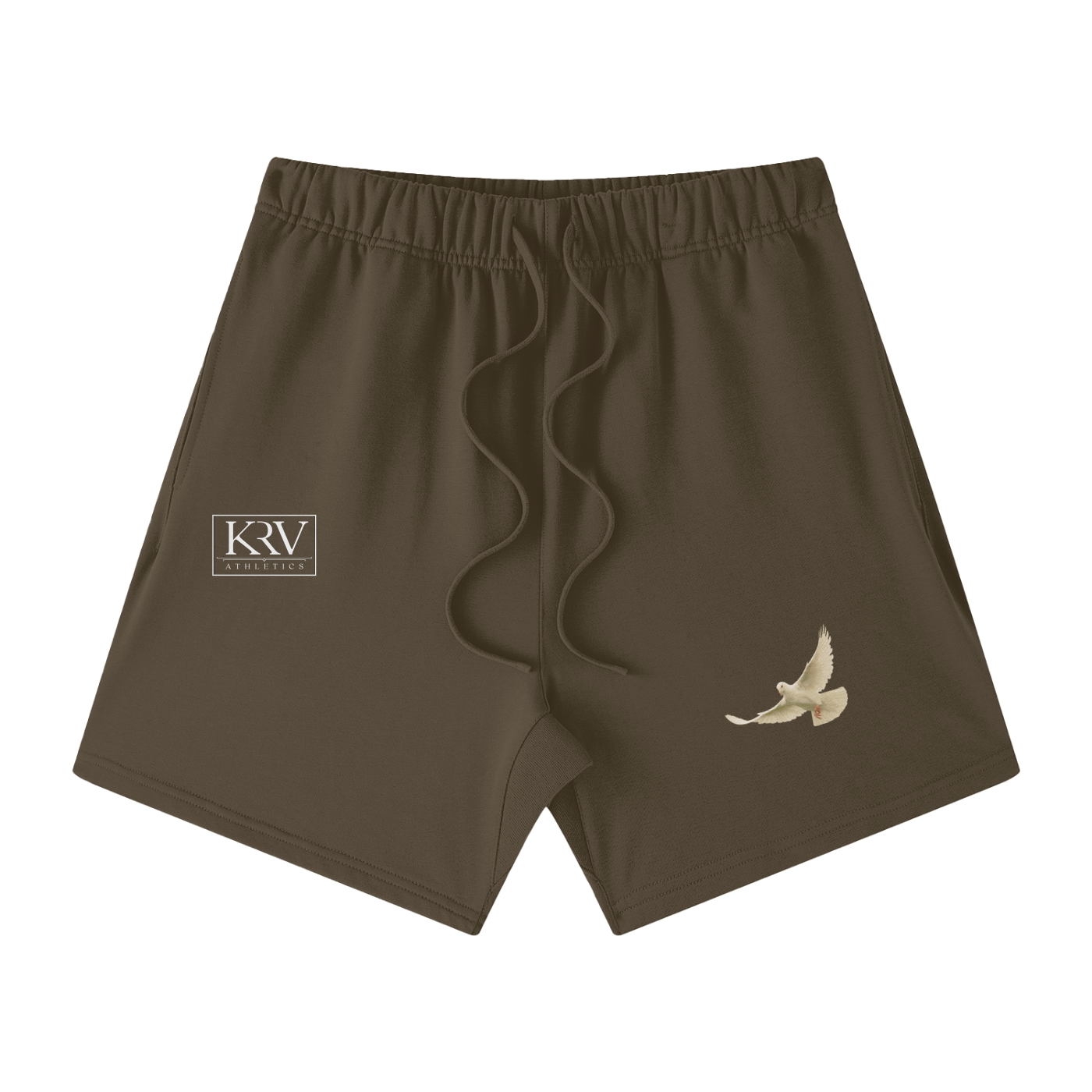 Dove of Peace Loose Fit Cotton Shorts