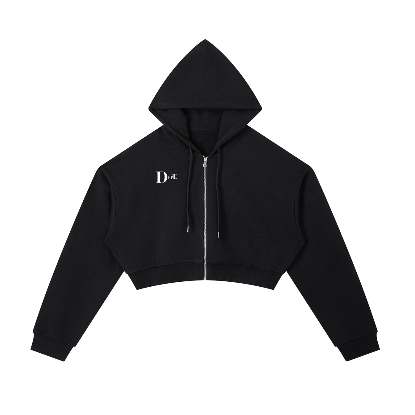 DepT. Cropped Zip Hoodie