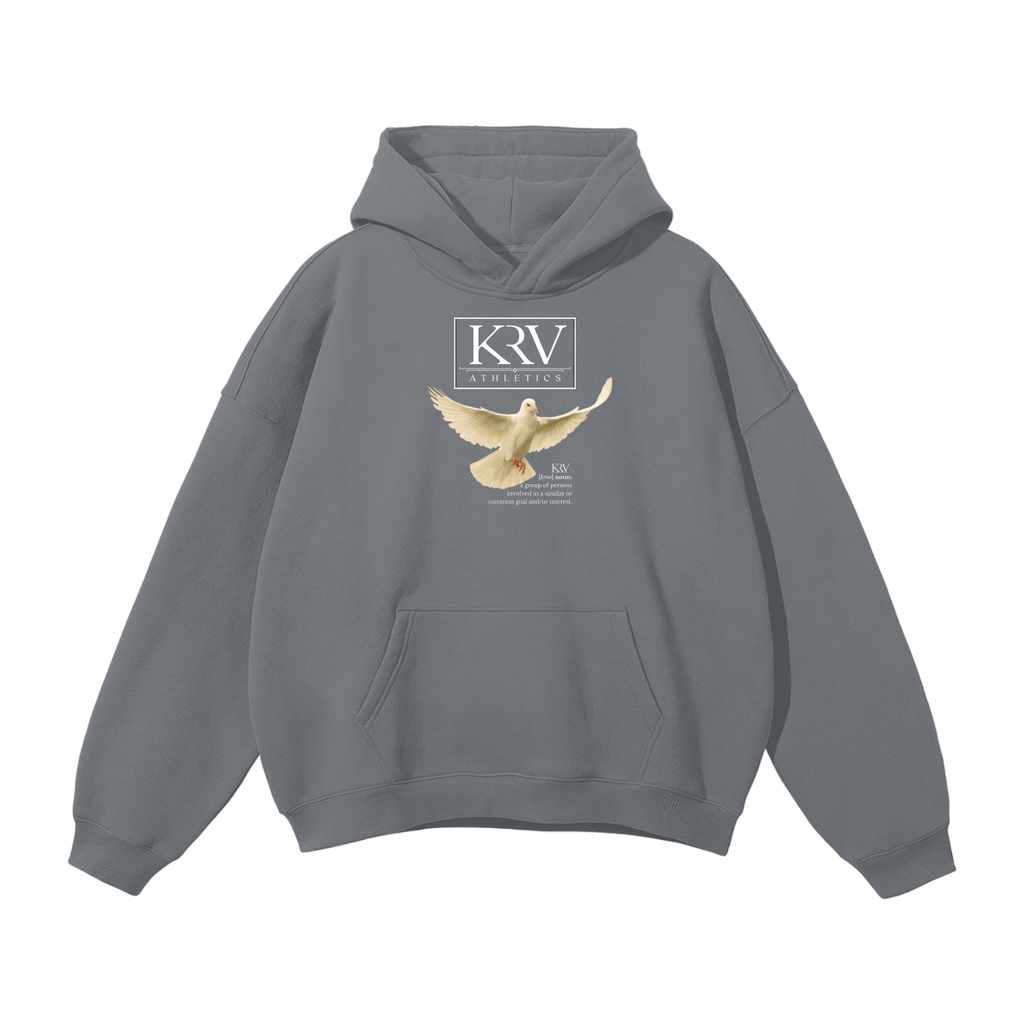 Dove of Peace Oversized Fleece Hoodie